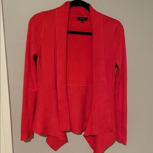 Vibrant Orange Women's Cardigan Sweater